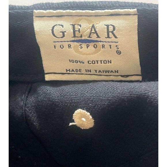 VTG 1998 NCAA Final Four San Antonio Snap Baseball Cap Black Adjustable Tan Read - Picture 6 of 6